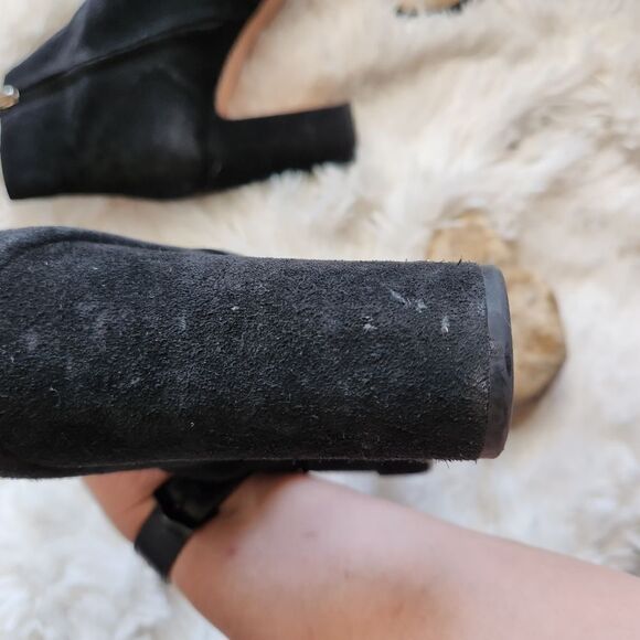 Kate spade black suede New York ankle booties - Picture 7 of 14